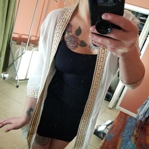 SOLD - Zaful Aztec Trim Kimono - sz 6